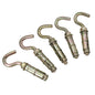 Open hook bolts 3PCS 8MM JAKS