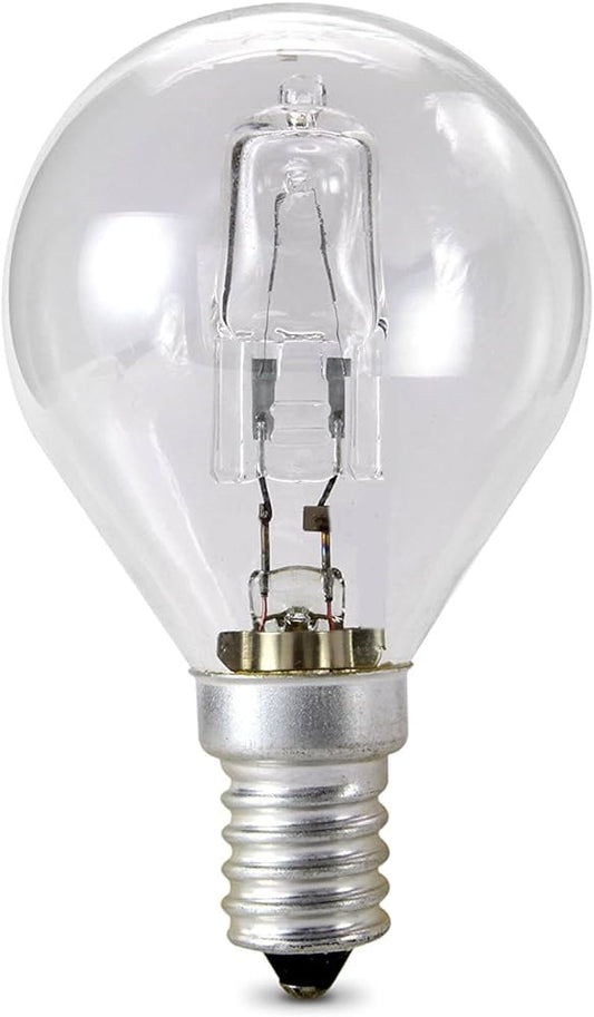 AMPOULE CHAUDE DE PETITE TAILLE CULOT À VIS E14 28W=37W, LOT DE 2