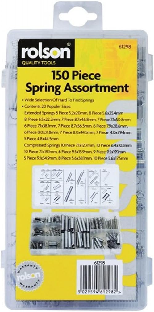 ASSORTIMENT DE RESSORTS ROLSON DE 150 PIÈCES