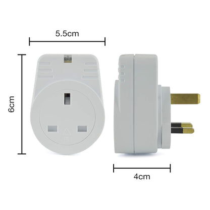 Prises télécommandées 2x 1Kw Réponse rapide - Blanc