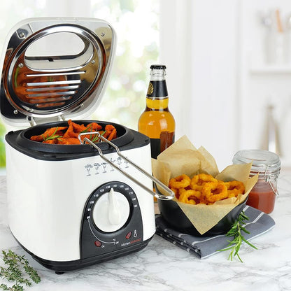 Friteuse Compacte KitchenPerfected 1,0 L - Crème