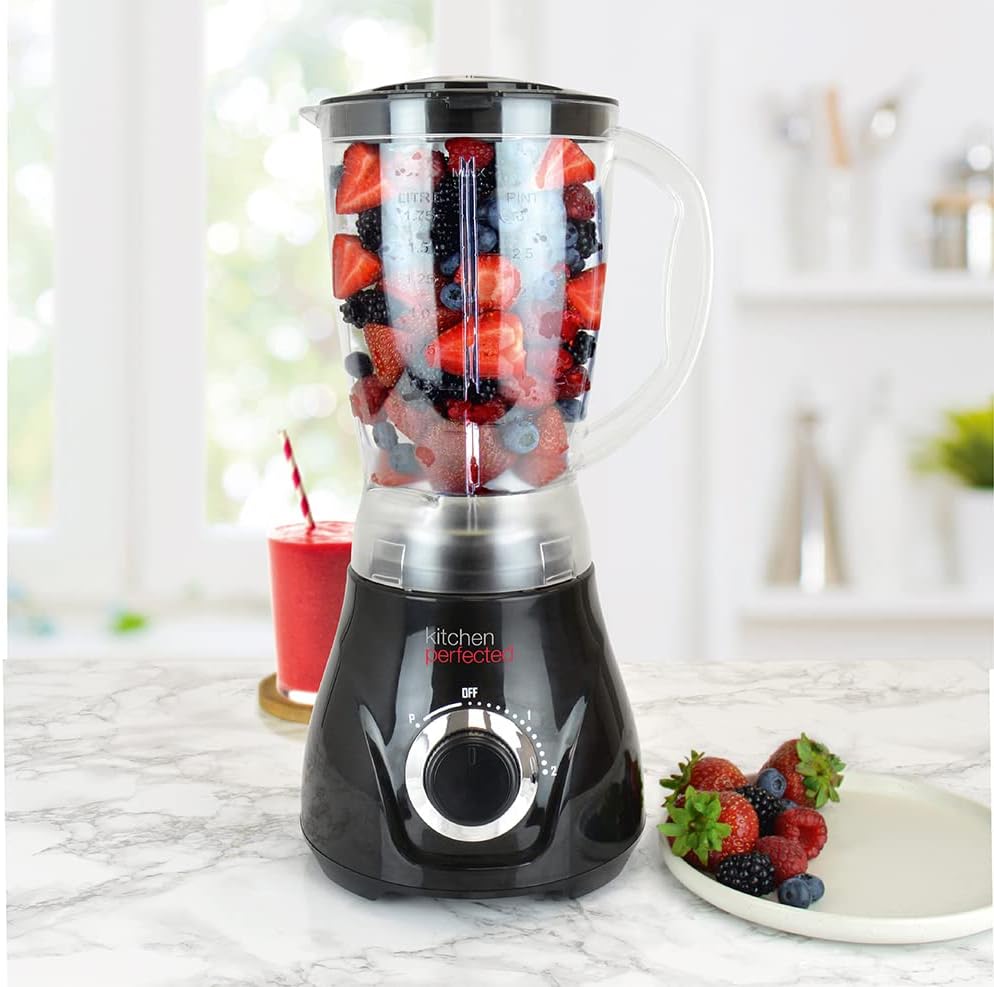 Mixeur de table KitchenPerfected 500w 1,5L avec moulin - Noir