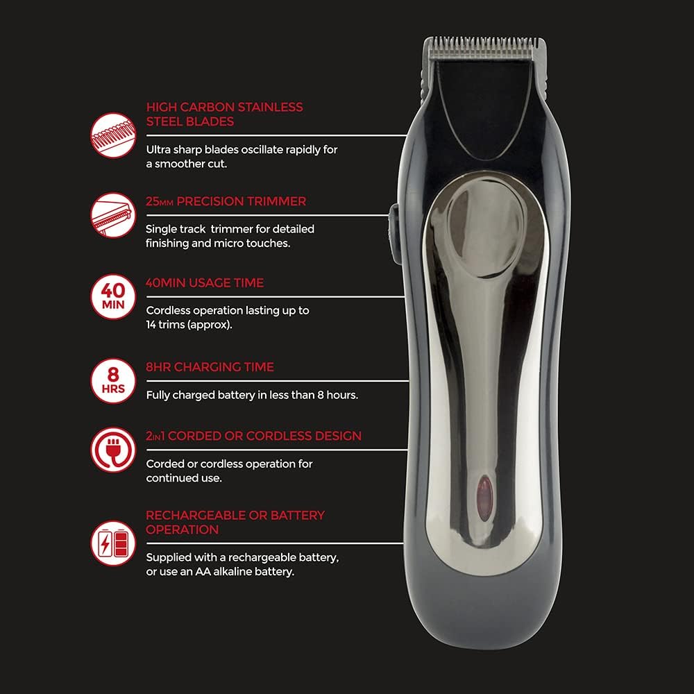 Paul Anthony 'Pro Series T3' USB Beard & Neckline Trimmer