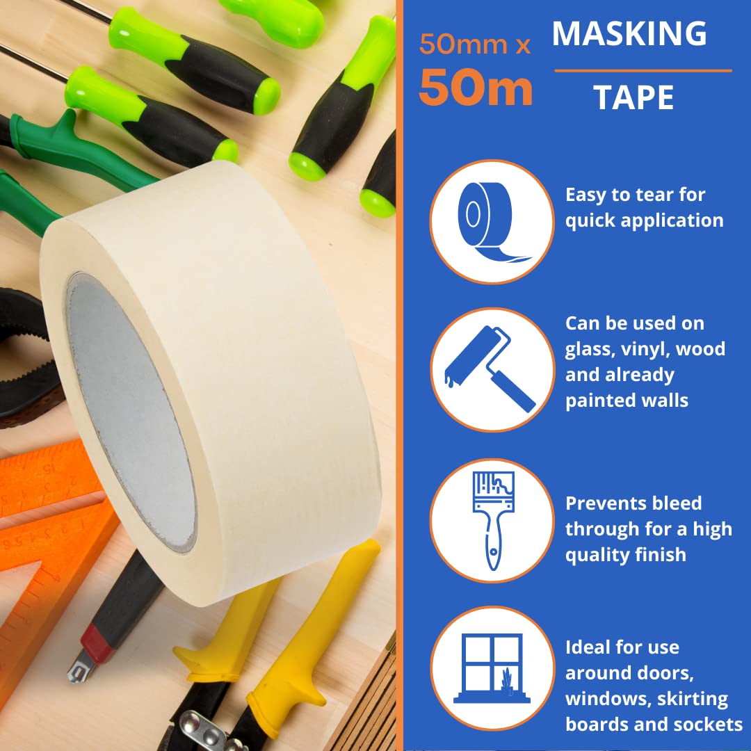 Masking Tape 50mm x 50m