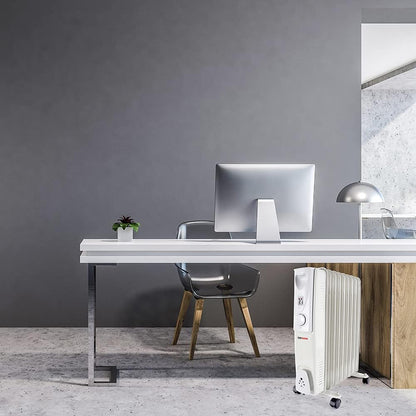 Radiateur à bain d'huile 9 éléments StayWarm 2000W - Gris