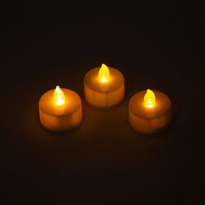 LED Flickering Tealights - 3 pack B/operated
