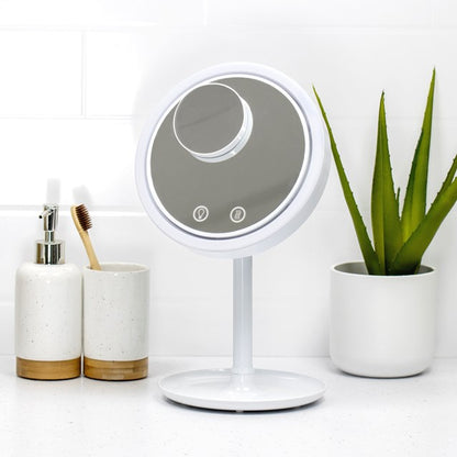 Bauer LED Mirror with Fan and Tray