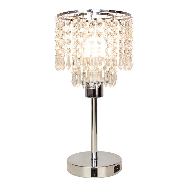 Lampe de table en cristal