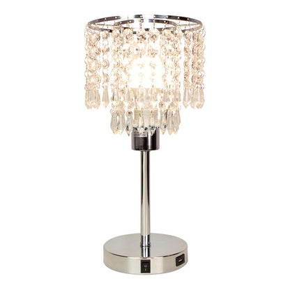 Lampe de table en cristal
