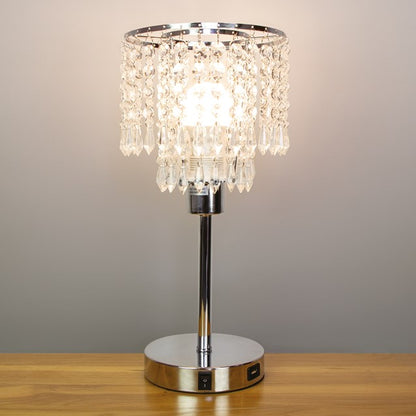 Lampe de table en cristal