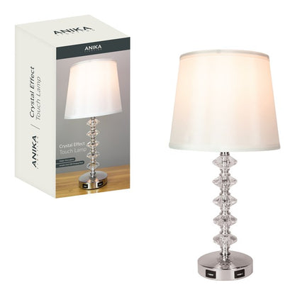 Lampe effet cristal tactile