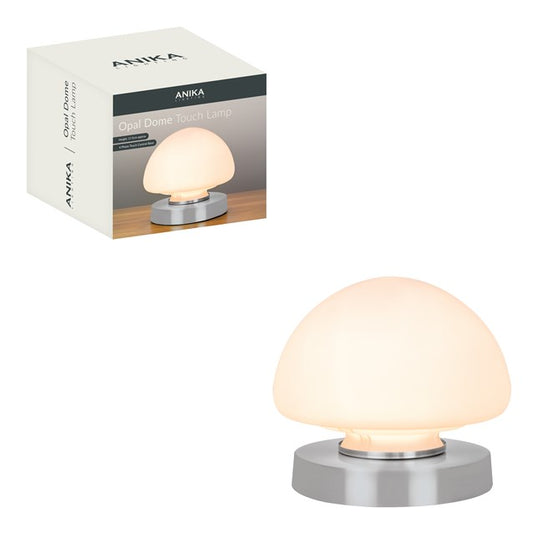 Lampe de table Opal Dome Chrome