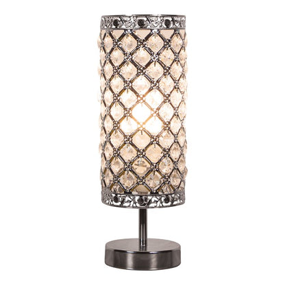 Lampe de table en cristal avec interrupteur
