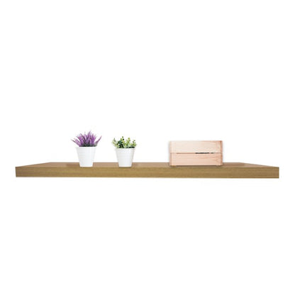 120cm Oak Effect Floating Shelf