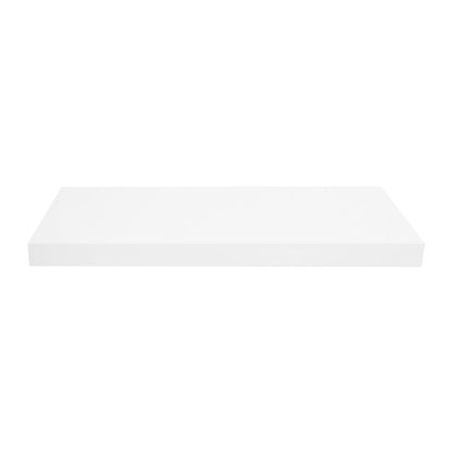 80cm White High Gloss Floating Shelf