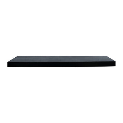 80cm Black High Gloss Floating Shelf