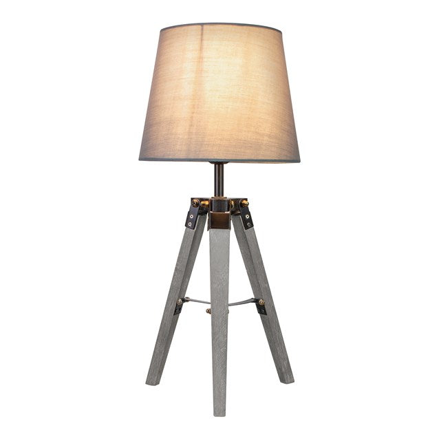 Lampe de table trépied Parlak - Gris