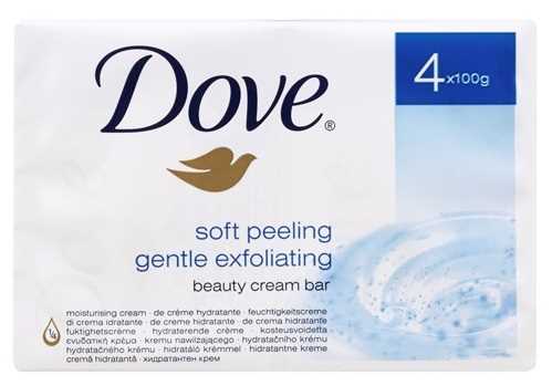 Pain de toilette Dove 4x100g Doux exfoliant
