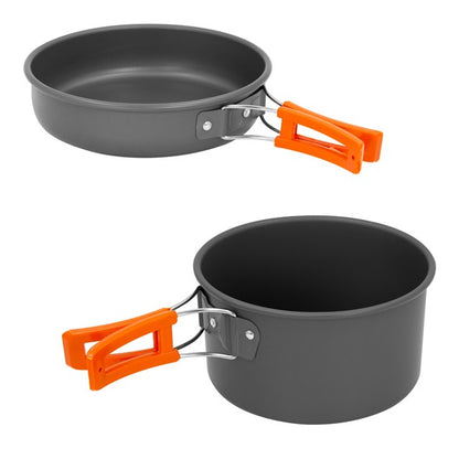 11PC Aluminium Camping Cookware Kit