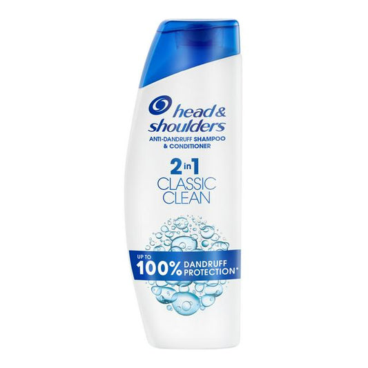 Head & Shoulders Classic Clean Shampooing antipelliculaire 2 en 1, 250 ml