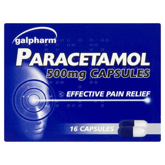 Galpharm Paracetamol Capsules 500mg 16's SA426H9