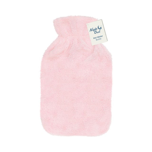 2L Blush Faux Fur Hot Water Bottle