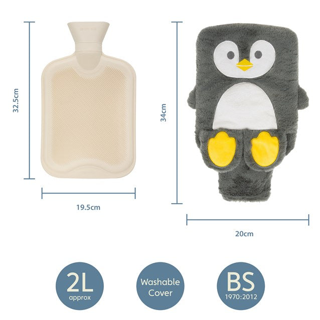 Novelty Penguin Hot Water Bottle