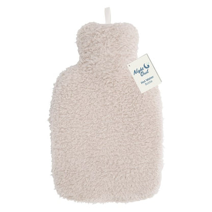 2L Beige Teddy Fur Hot Water Bottle