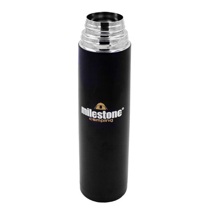 1Ltr Stainless Steel Flask - Matte Black Finish