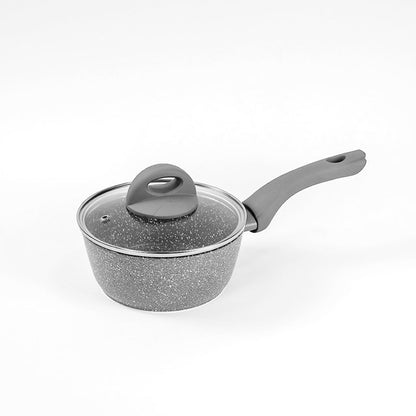 Blackmoor 20cm Sauce Pan & Lid Grey