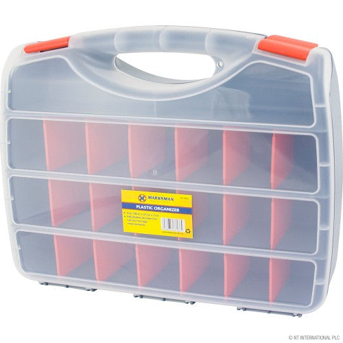 Boîte de rangement en plastique – 21 compartiments