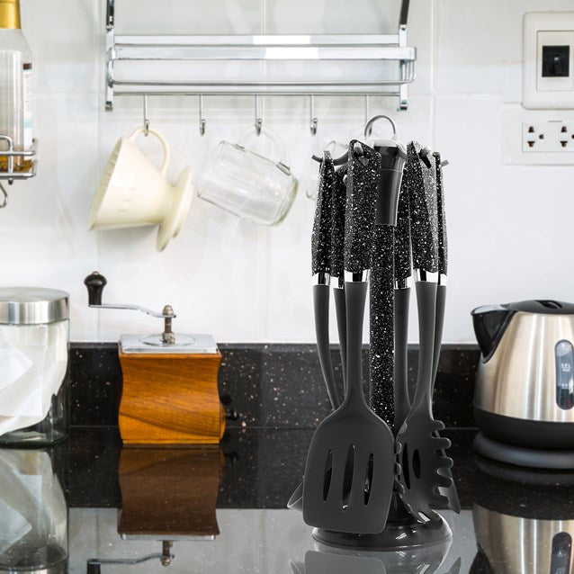Blackmoor 6 piece Utensil Set - Black