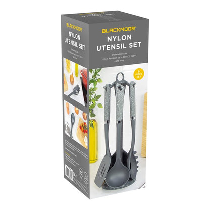 Blackmoor 6 piece Utensil Set - Grey