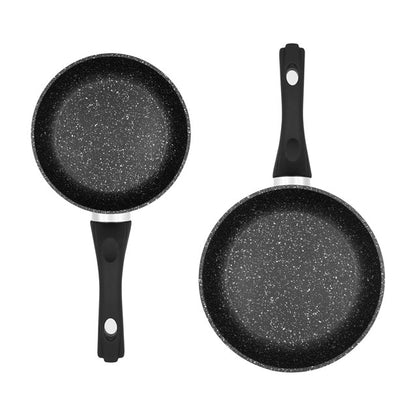 Blackmoor 2pc frying pan set black