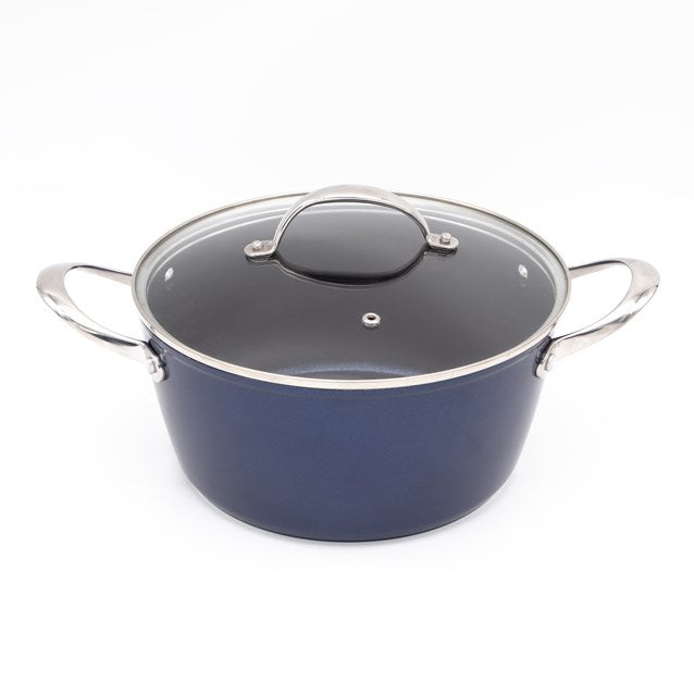 Blackmoor Blue Pro 5 24cm Casserole Pot