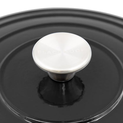 Blackmoor Cast Iron 28cm/2.5L Low Casserole Black