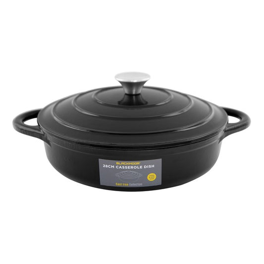 Blackmoor Cocotte en fonte basse 28 cm/2,5 L noire
