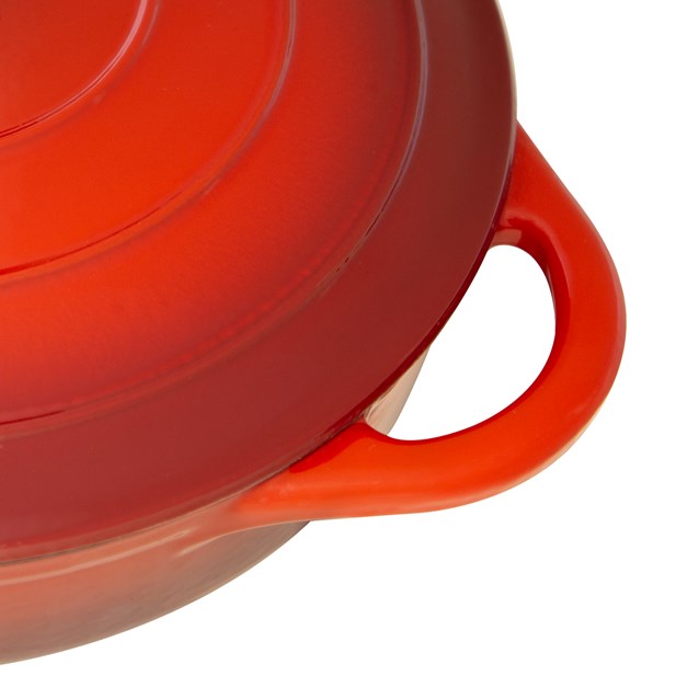 Blackmoor Cast Iron 28cm/2.5L Low Casserole Red