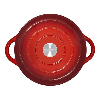 Blackmoor Cast Iron 28cm/2.5L Low Casserole Red