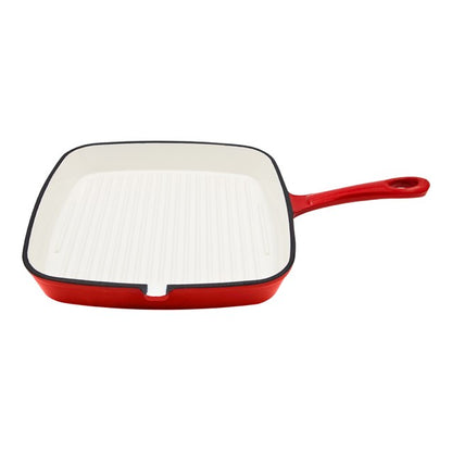 Blackmoor Cast Iron 23.5cm griddle pan Red