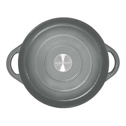 Blackmoor Cast Iron 28cm/2.5L Low Casserole Grey