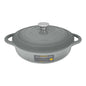 Blackmoor Cast Iron 28cm/2.5L Low Casserole Grey