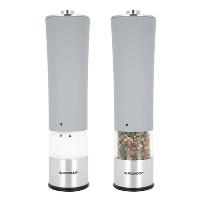 Blackmoor Electric Salt and Pepper Mill Set Grey