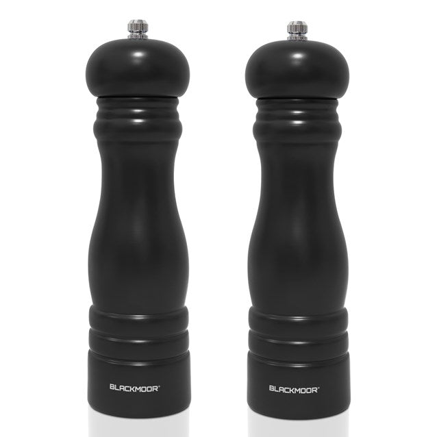 Blackmoor Manual Salt and Pepper Mill Set Black