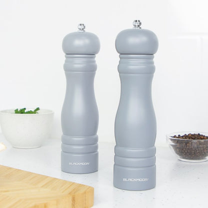 Blackmoor Manual Salt and Pepper Mill Set Grey