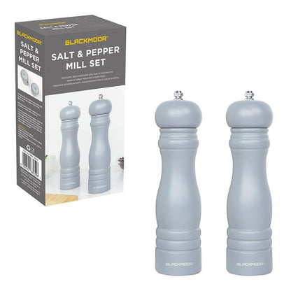 Blackmoor Manual Salt and Pepper Mill Set Grey