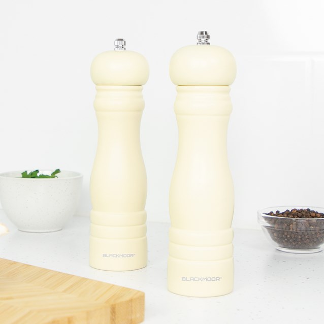 Blackmoor Manual Salt and Pepper Mill Set Cream