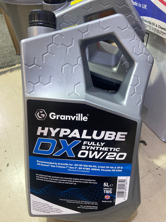 GRANVILLE HYPALUBE DX ENTIÈREMENT SYNTHÉTIQUE 0W/20 5L