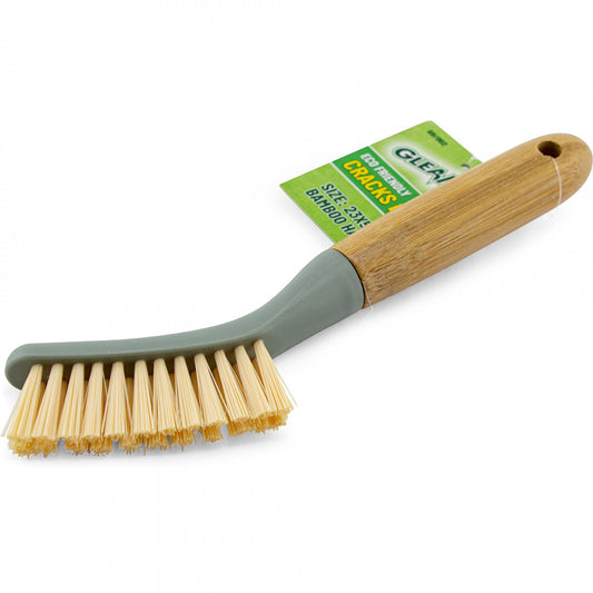 Brosse Cracks écologique avec manche en bambou 23x5x2cm 1 pièce
