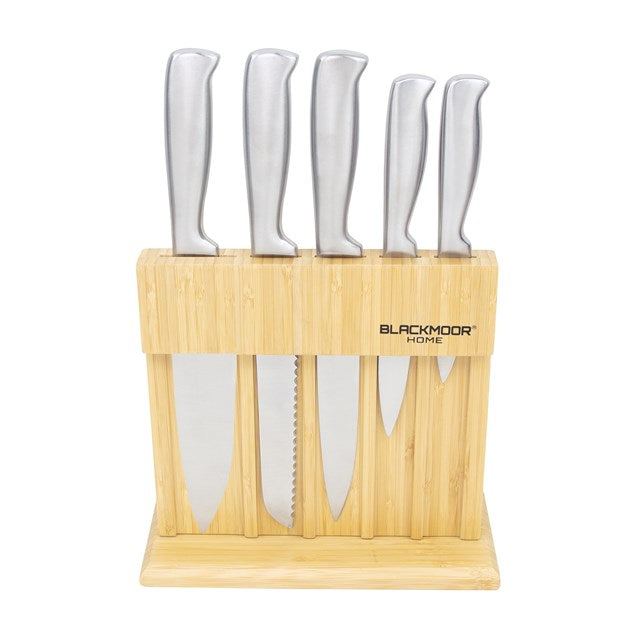 Blackmoor Bamboo Pro Knife Block Set